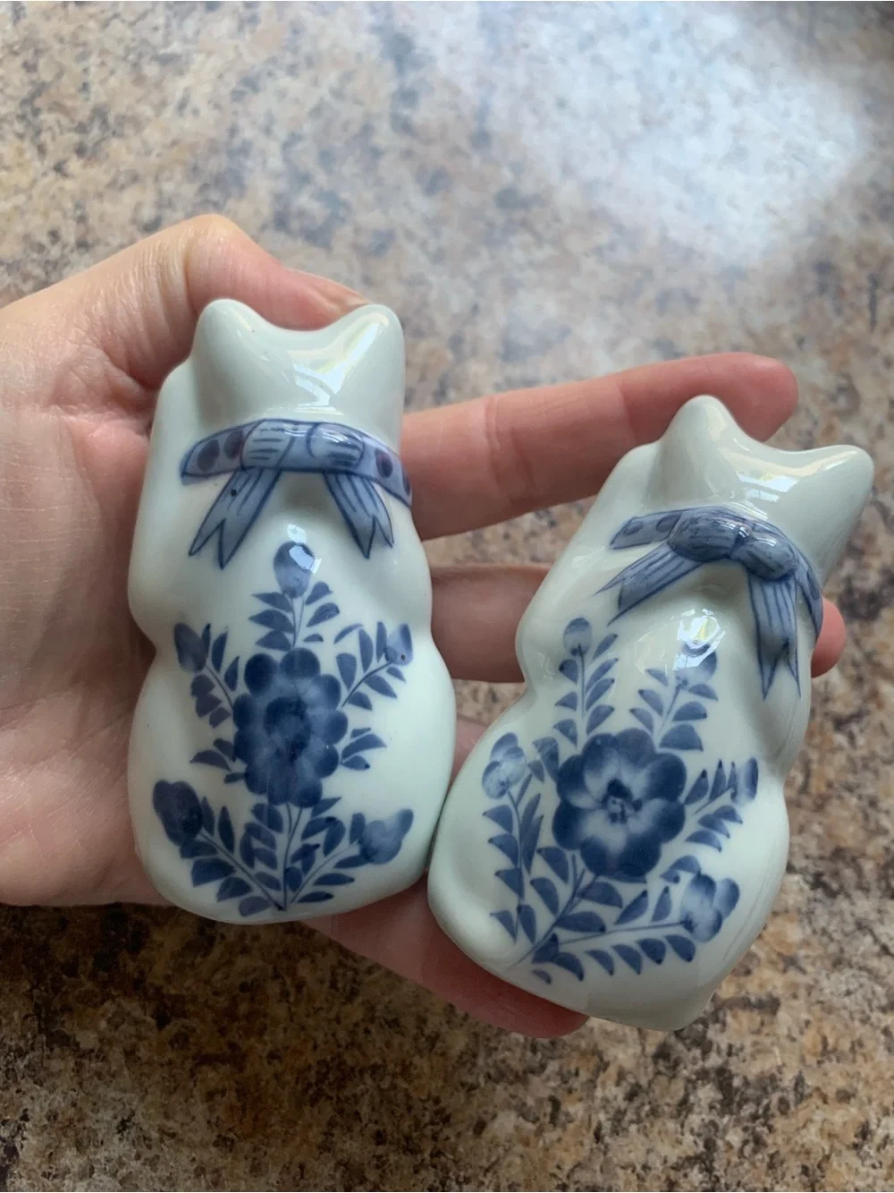 Maneki-Neko Ceramic S&P Shakers